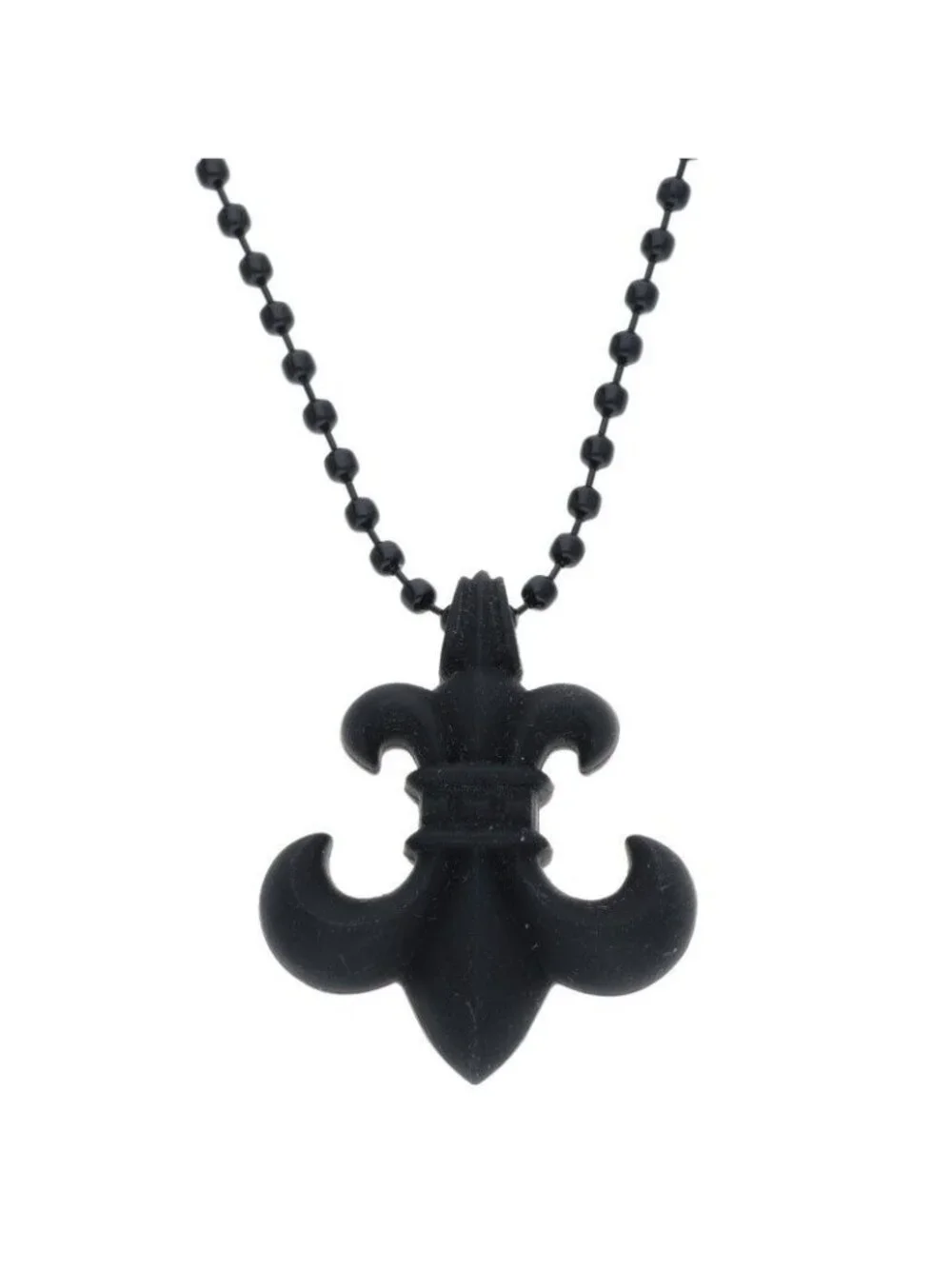 Chrome Hearts Rubber BS Fluer Flare Silicone Necklace